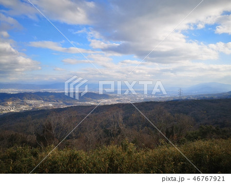 生駒山 パノラマ駐車場からの景色 生駒山 パノラマ駐車場からの景色 46767921