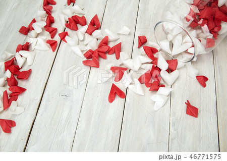 Valentine's Day symbolizing love paper heart  46771575