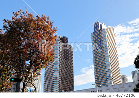 武蔵小杉駅前風景 紅葉 武蔵小杉駅前風景 紅葉 46772106