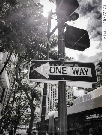 ハワイ　標識 46772473