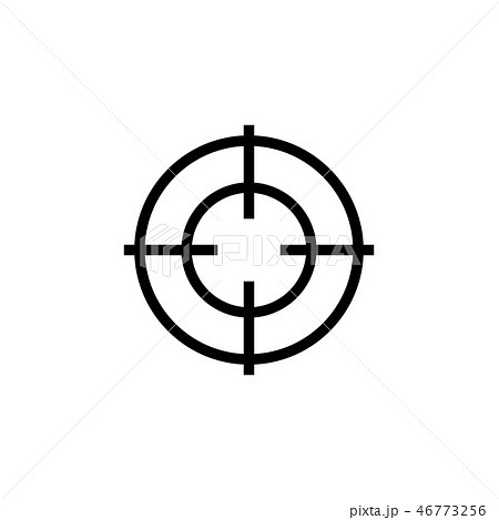 Sniper crosshairs icon. 46773256