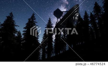 astronomical observatory under the night sky astronomical observatory under the night sky 46774524