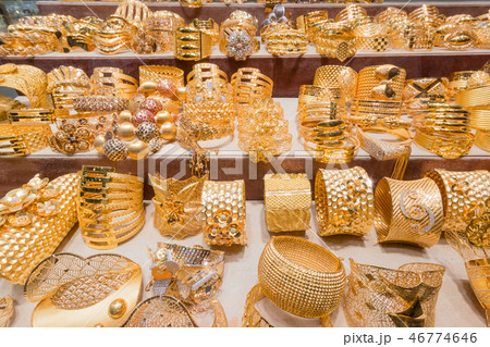 Dubai gold souk in Deira 46774646
