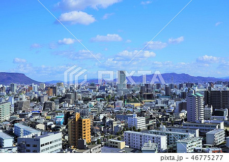 高松市内の眺望の写真素材