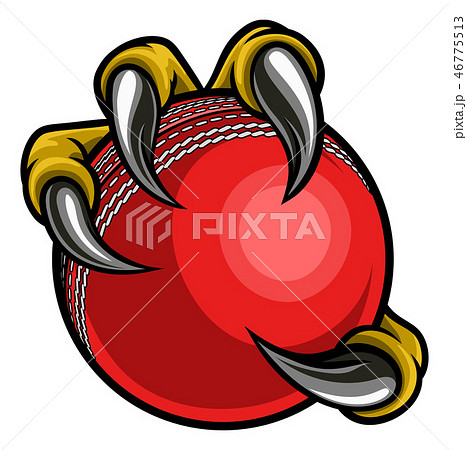 Eagle Bird Monster Claw Holding Cricket Ball 46775513