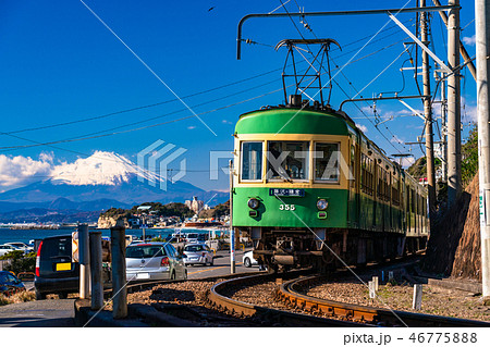 《神奈川県》江ノ電と富士山・湘南 《神奈川県》江ノ電と富士山・湘南 46775888