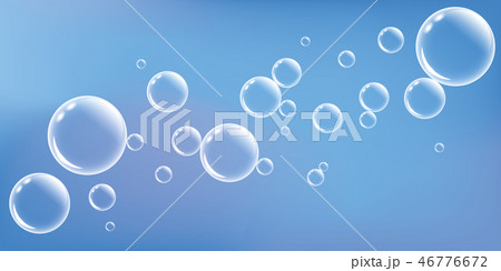 blue soap bubbles on blue background blue soap bubbles on blue background 46776672