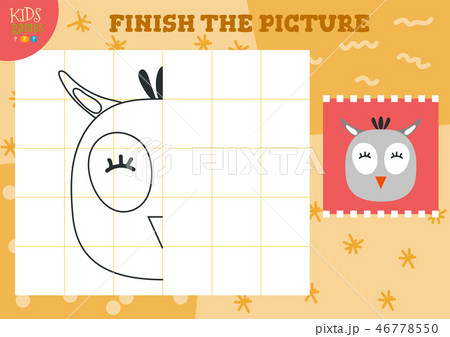 Copy and complete picture vector game 46778550