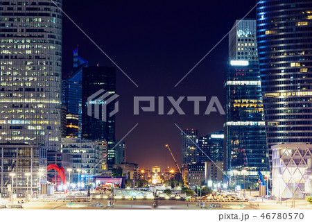 Tall city business buildings Tall city business buildings 46780570