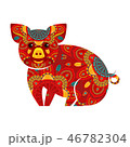 Chinese New Year pig 46782304