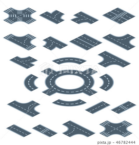Road marking constructor illustration 46782444