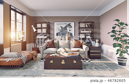 modern living room 46782605