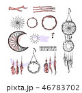 Set of Dreamcatcher. Design elements in Boho style 46783702