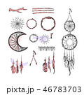 Set of Dreamcatcher. Design elements in Boho style 46783703