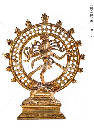 Statue of Shiva Nataraja - Lord of Dance isolated 46783889
