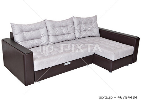 Corner convertible sofa-bed with storage space 46784484