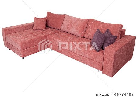 Corner convertible sofa-bed with storage space 46784485