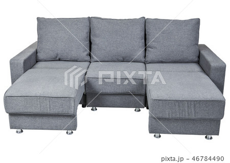 Fabric Sofa Bed with color grey 46784490