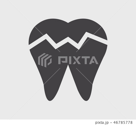 broken tooth icon broken tooth icon 46785778