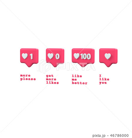 Bold pink 3d render. Shiny glossy plastic look Bold pink 3d render. Shiny glossy plastic look 46786000