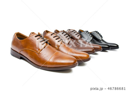 Selection of shoes isolated on white background Selection of shoes isolated on white background 46786681