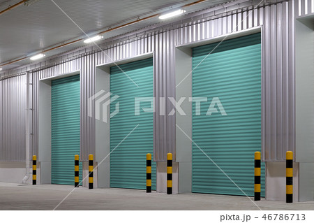shutter door night 46786713