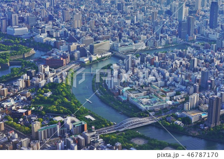 大阪市上空 46787170