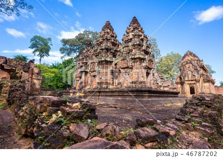 Banteay Srei beautiful temple at Angkor 46787202