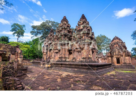 Banteay Srei beautiful temple at Angkor 46787203