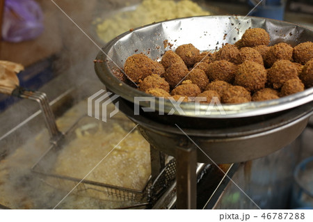 【パレスチナ】ひよこ豆の唐揚げファラーフェル 46787288