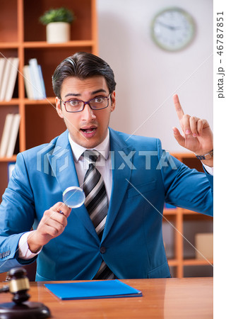 Lawyer working in the office Lawyer working in the office 46787851