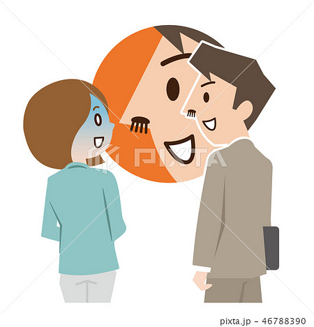 鼻毛が出てる男性 46788390