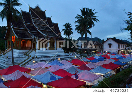 The night market in Luang Prabang, Laos 46789085
