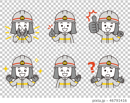 Male firefighter set 01 Male firefighter set 01 46791416