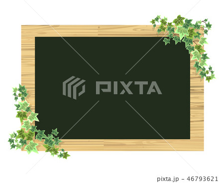 ブラックボードのナチュラルフレーム　04 46793621