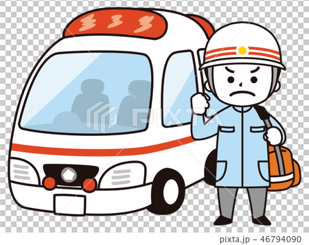 Male paramedics and ambulances Male paramedics and ambulances 46794090