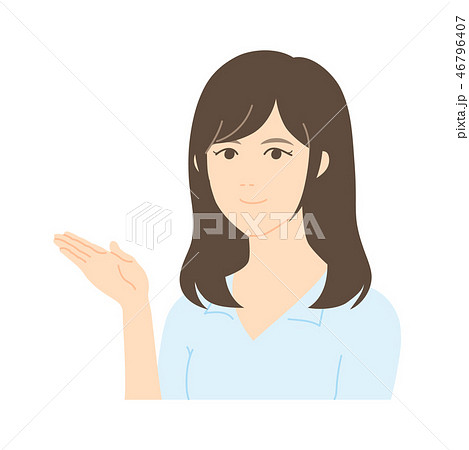 提案する女性 46796407