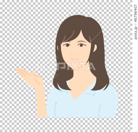 提案する女性 46796407