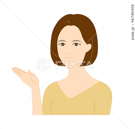 提案する女性 提案する女性 46796409