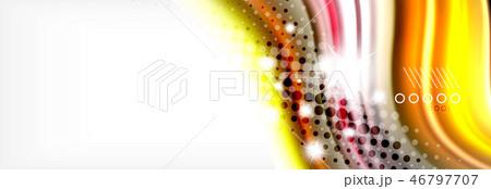 Smooth liquid blur wave background, color flow concept, illustration Smooth liquid blur wave background, color flow concept, illustration 46797707