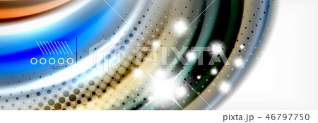 Abstract wave lines liquid fluid rainbow style color stripes background. Artistic illustration for Abstract wave lines liquid fluid rainbow style color stripes background. Artistic illustration for 46797750