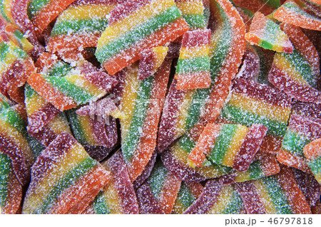 candy color sugar bands 46797818