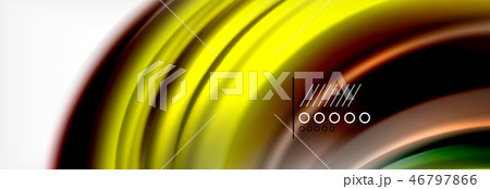 Abstract wave lines liquid fluid rainbow style color stripes background. Artistic illustration for Abstract wave lines liquid fluid rainbow style color stripes background. Artistic illustration for 46797866