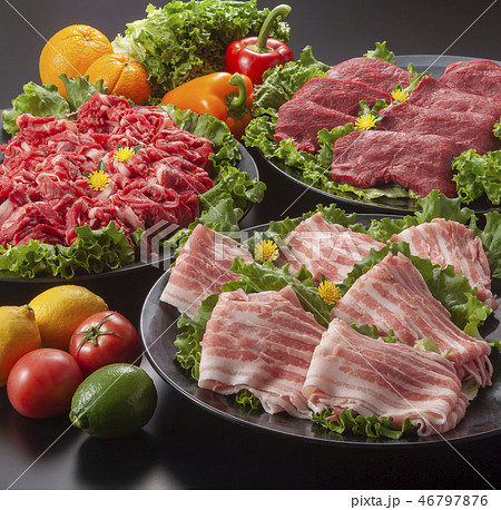 豚肉牛肉の集合 46797876