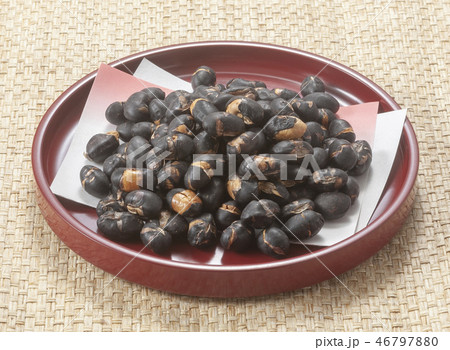 黒大豆の炒り豆 黒大豆の炒り豆 46797880