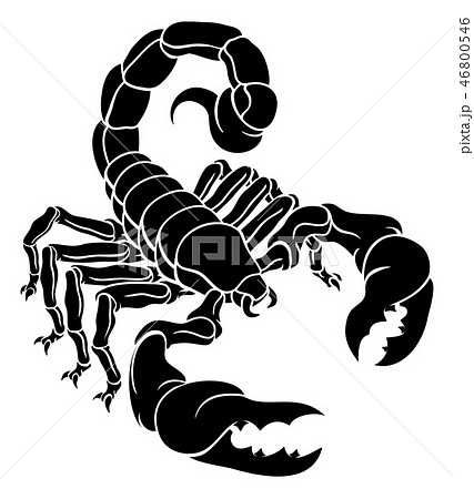 Scorpion Scorpio Zodiac Sign Designのイラスト素材