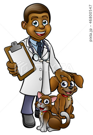 Vet Cartoon Character 46800547