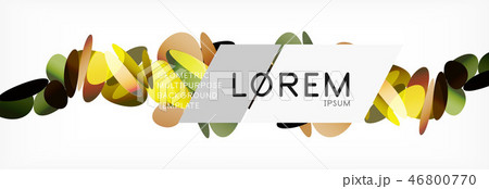 3d card on light backdrop. Abstract triangle pattern. Futuristic geometric background. 46800770