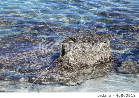 Volcanic stones on coast of Cyprus island Volcanic stones on coast of Cyprus island 46800918