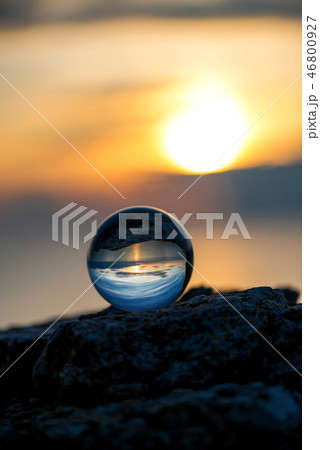 Upside down landscape at Cape Kaliakra, Bulgaria 46800927